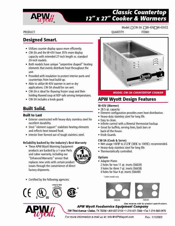 APW Wyott Food Warmer W-43VCE-page_pdf